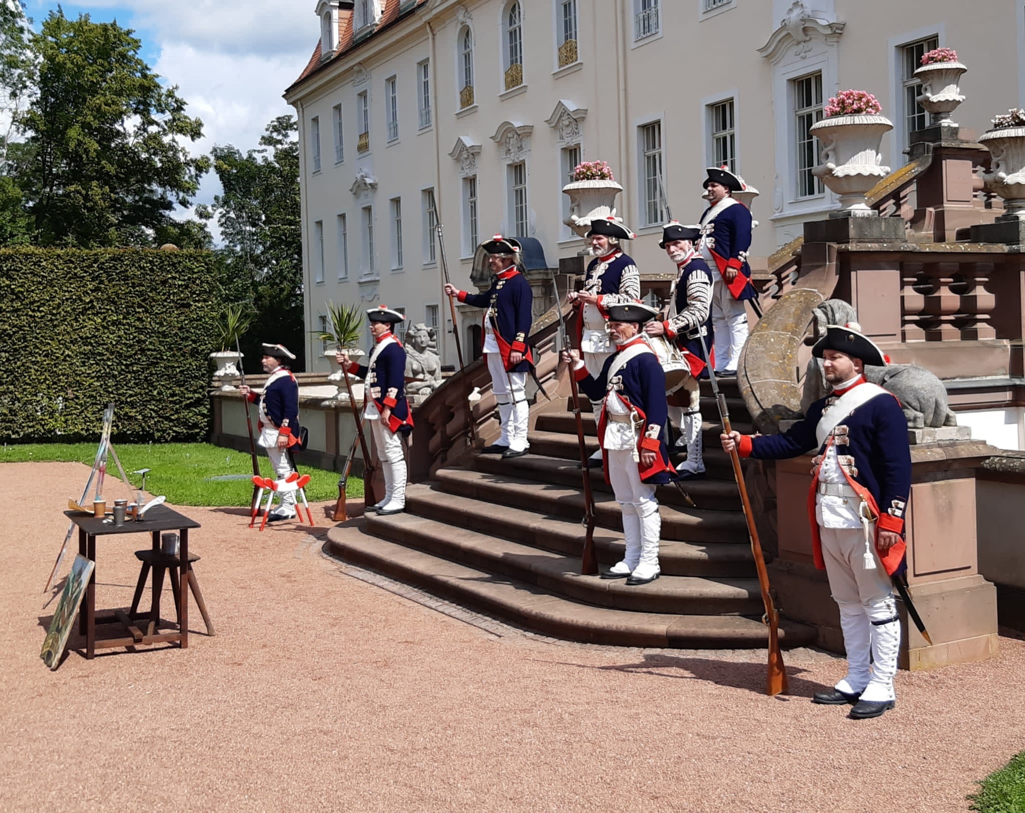 Schlosscompagnie im Schloss Forderglauchau